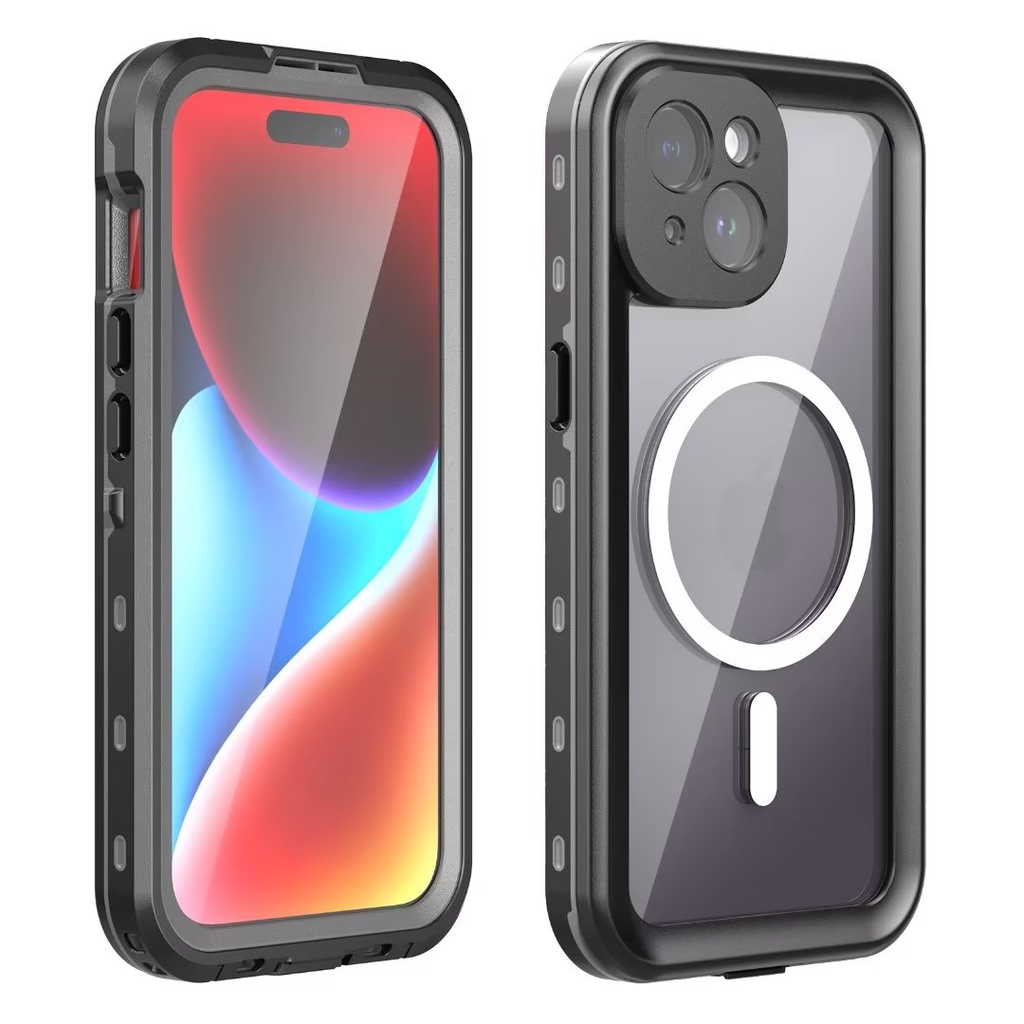 Waterproof Phone Case iPhone 15 Pro Max Diving Case 14 12 13 11