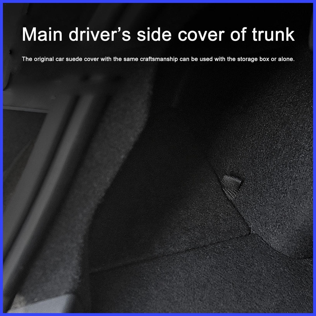 Trunk Storage Bins Side Storage Boxes Rear Trunk Organizers For Tesla