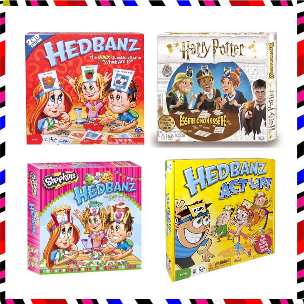 hedbanz harry potter Card Games Board Games Card Games Family Game Kids Children Game Shopee