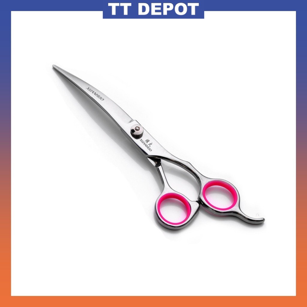 grooming scissors for dogs Pet Dog Seam Scissors Curved Up and Down