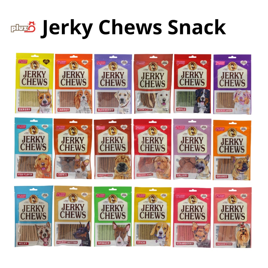 Jerky Chews DOG TREATS 70G 100G (29 Assorted Flavours) Shopee Malaysia