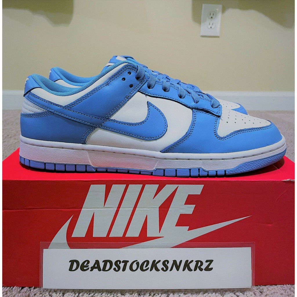 2021 Nk Dunk Low Retro University Blue Unc Sneakers Dd1391 102 Shopee