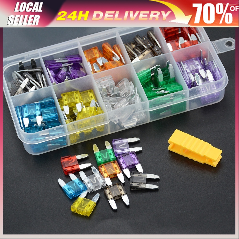Mini Blade Fuses Auto Car Truck Assortment Fuse Kit 60pcs/120Pcs/220Pcs