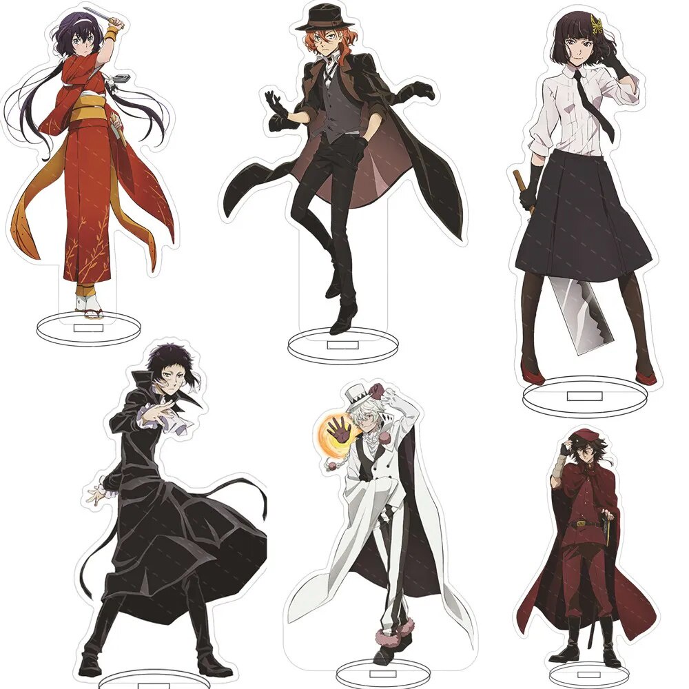 Standee Model Bungo Stray Dogs Dazai Osamu Nakahara Chuuya Study Corner