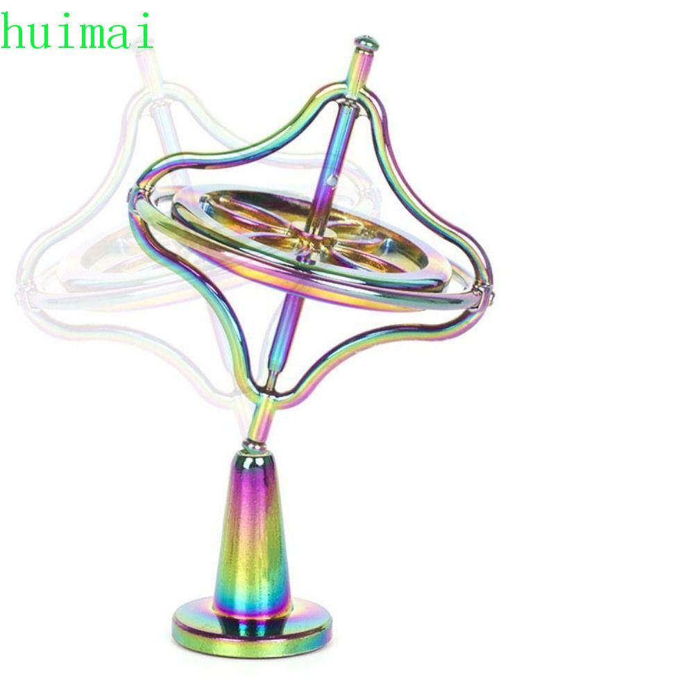 HUIMAI Selfbalancing Finger Gyroscope, Metal Two Generations Mini Metal Gyro Puzzle Toy, Anti