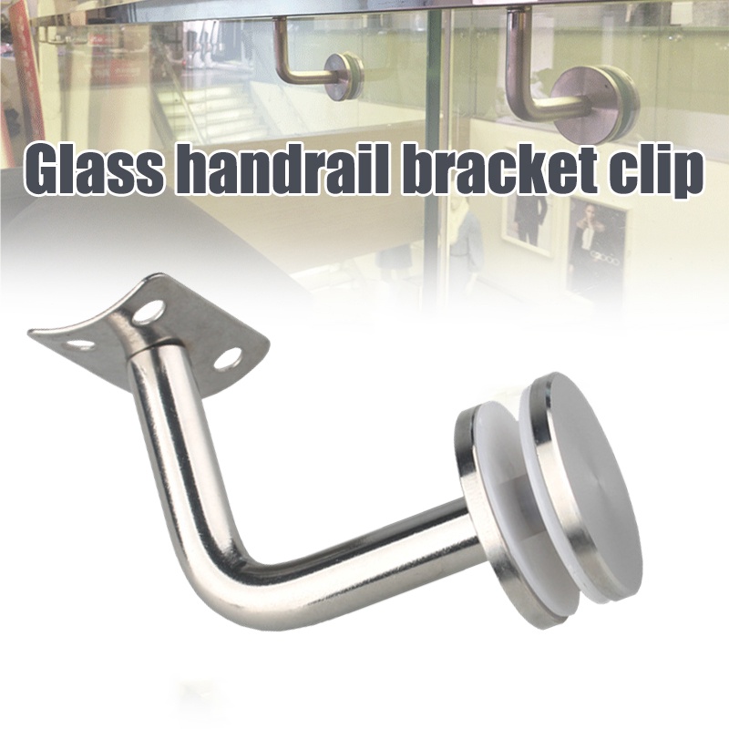 Stainless 304 Steel Glass Handrail Bracket Glass Handrail For Railings ...