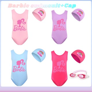 Printed Swimsuit - Pink/Barbie - Kids