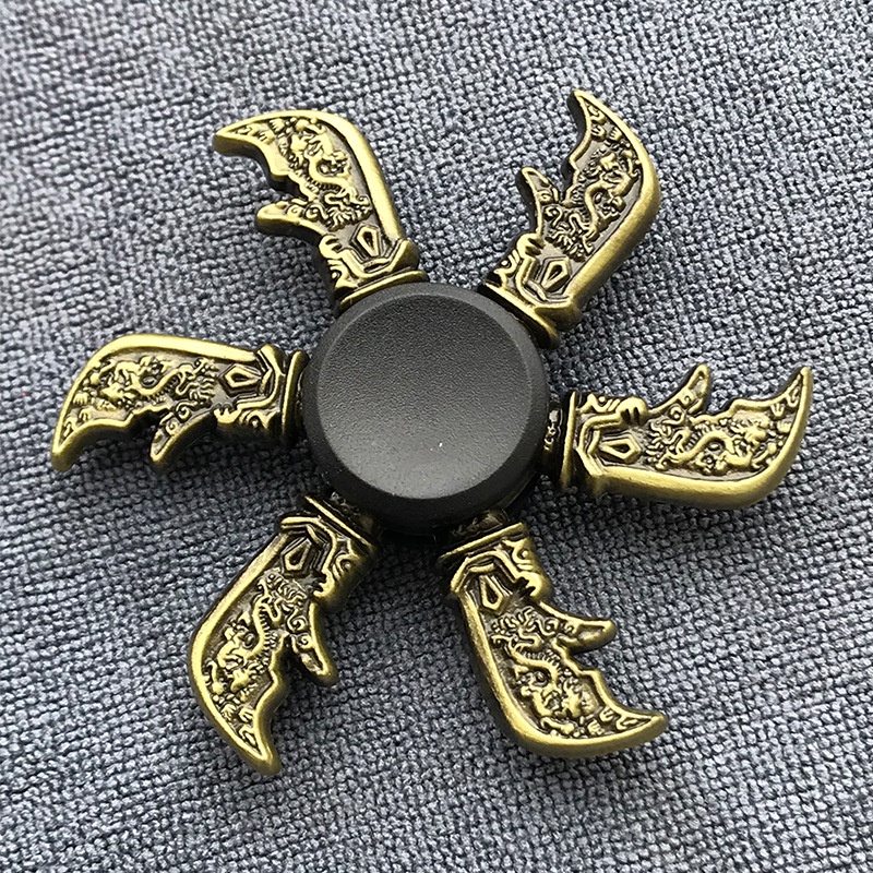 Creativity Hand Spinner Gun Zinc Alloy Metal Fidget King of Glory ...