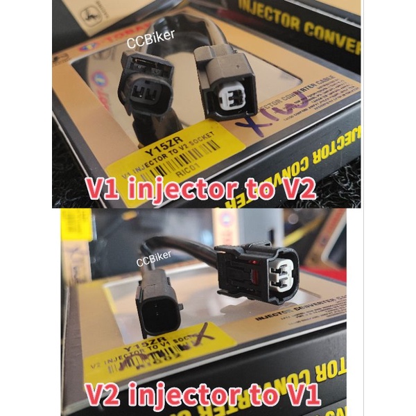 Injector Convertor Cable RACING Tobaki Y15ZR V1 to V2; V2 to V1 Socket ...
