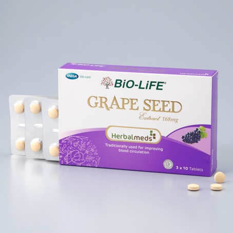 Bio Life Grape Seed 168mg ( 3 x 10 Tablets ) | Shopee Malaysia