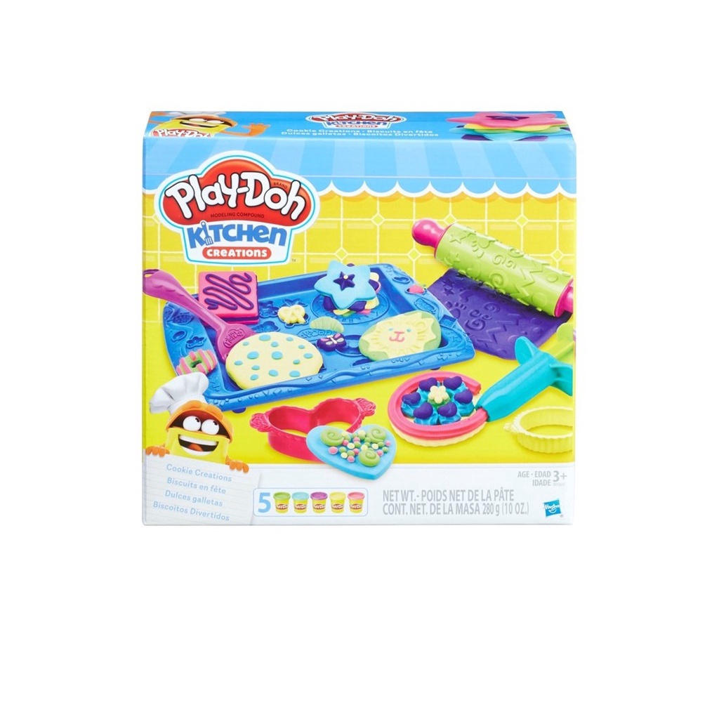 Play Doh Kitchen Creations Cookie Creations Playset Modeling Clay For Kids Education Plays Shopee Malaysia