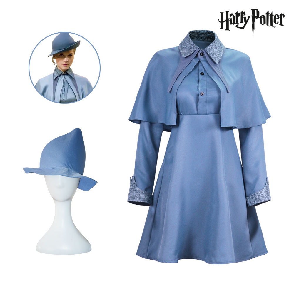 Harry Potter /Fleur‘s Cosplay Costume Beauxbatons School Uniform with ...