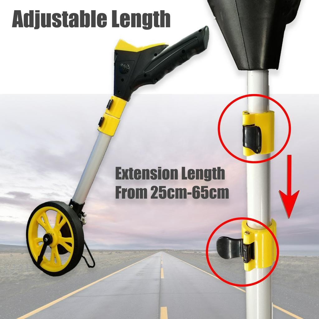 Digital Display Folding Distance Measuring Wheel Alat Roda Pengukur ...