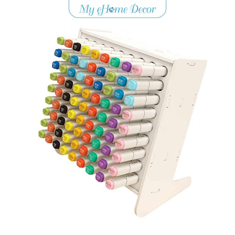 Children tabletop multicompartment pen holder oblique marker pen ...