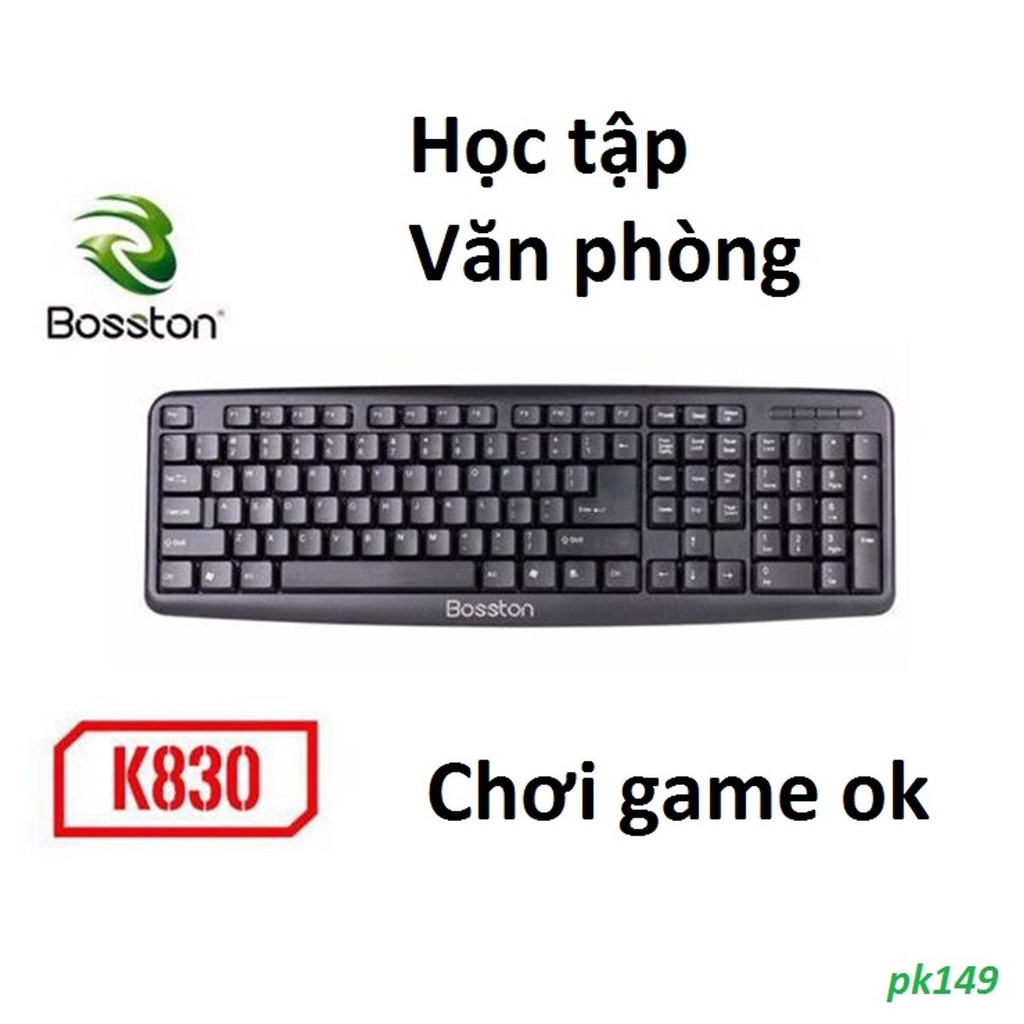 Bosston K830 Basic Office / Study / Gaming Keyboard Smooth Buttons ...