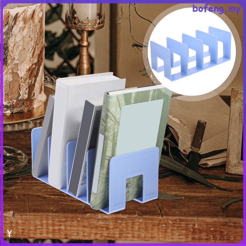 Record Holder Organizer Book Desktop Magazine 4 Bookends Important