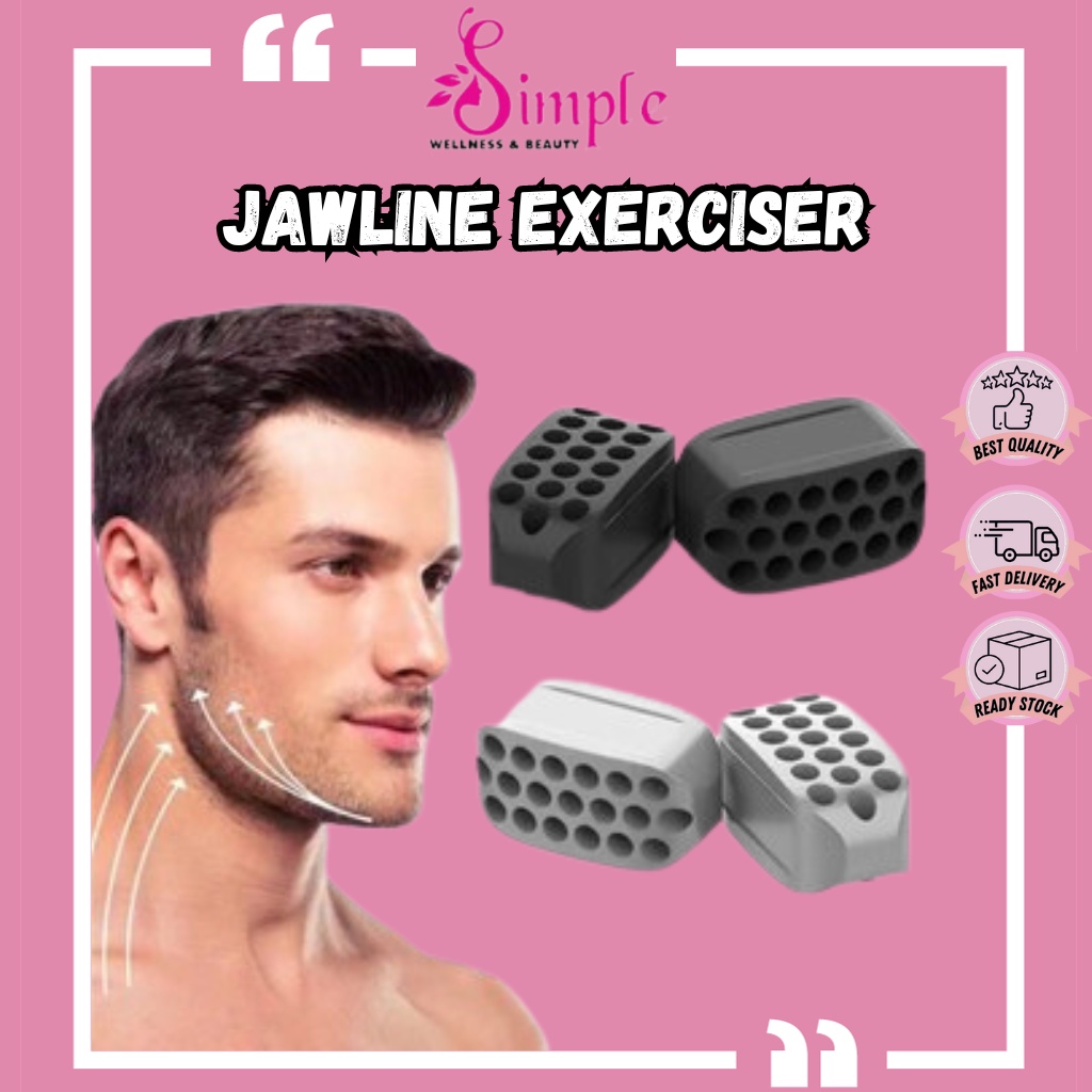 Jaw Training Jawline Exerciser Double Chin Black Chin Trainer Facial