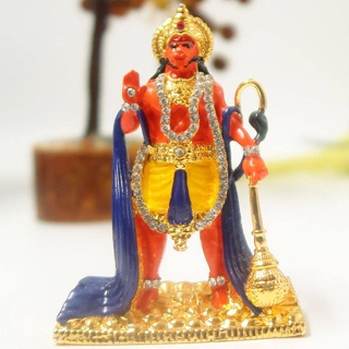 Mix Metal Murugan and Hanuman Statue for Car, House or Alter