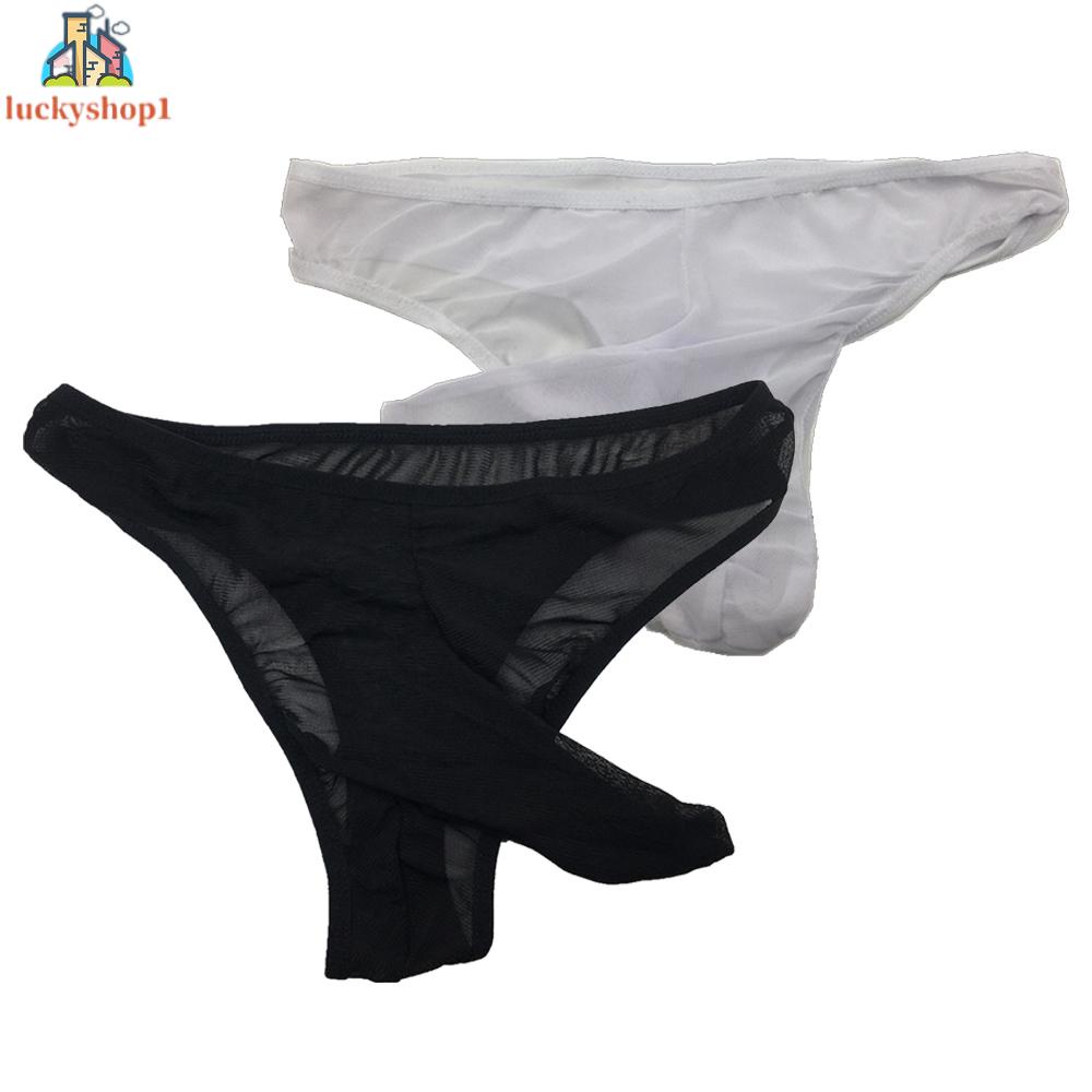 Slip Homme String Transparent Type Elephant Nose – T-back Mesh Respirant, Neuf Avec étiquettes