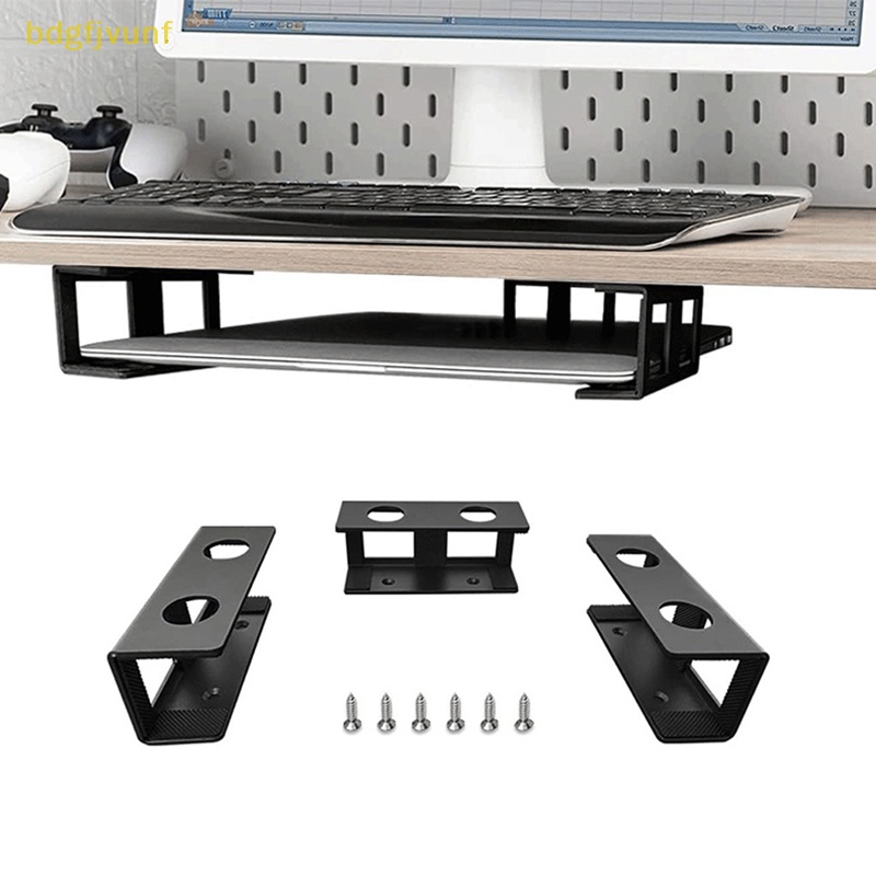 BDGF Under Desk Laptop Holder Mount With Screw,Under Desk Laptop Mount