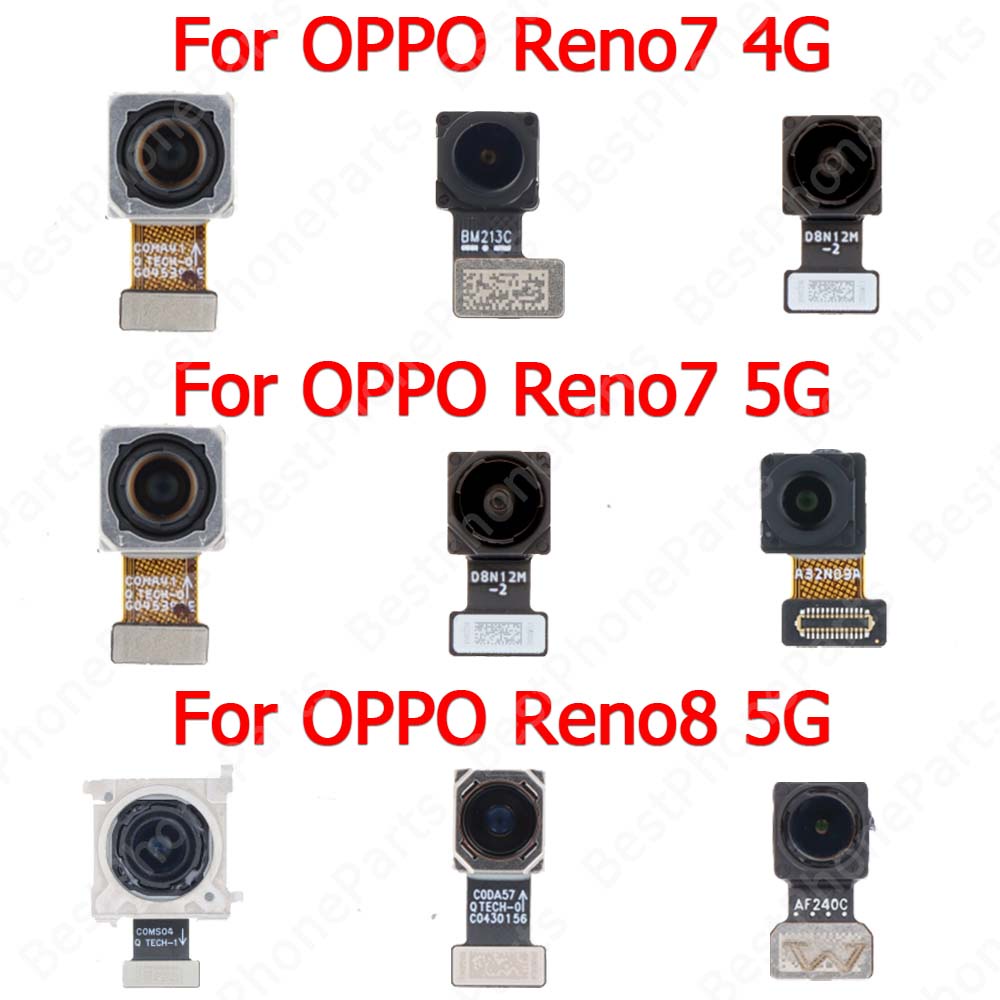 Original Rear Big Front Camera Module For OPPO Reno7 4G Reno8 5G Reno 7 ...