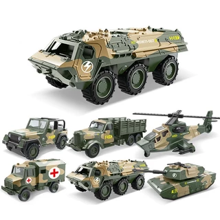 Kids Military Army Missile Shooting Rocket Truck Car Vehicle Car / Building  Parking Lot Toys Mainan Kanak