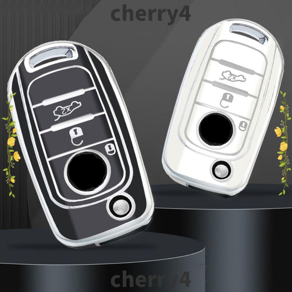 CHERRY Car Key , TPU Key Protector Key Shell Cover, Holder Flip Key
