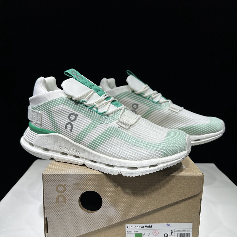On Angle Mint Green Men's Sports Shoes Couple Style Cloudnova Void