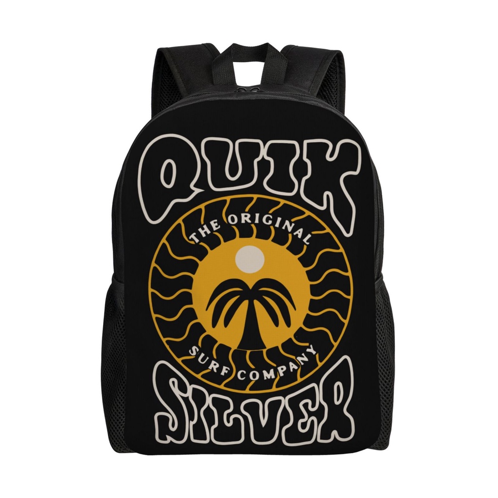 Quiksilver Backpack Teenager School Bag Canvas Notebook Backpack