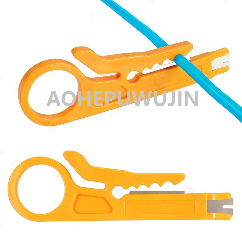 Wire stripper Network stripping knife RJ45 Cat5 Cable Tool Mini yellow Shopee Malaysia