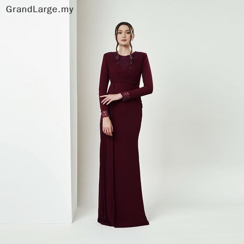 GrandLarge.my Ramadan Women Eid Muslim Abaya Party Dress Arab Dubai ...