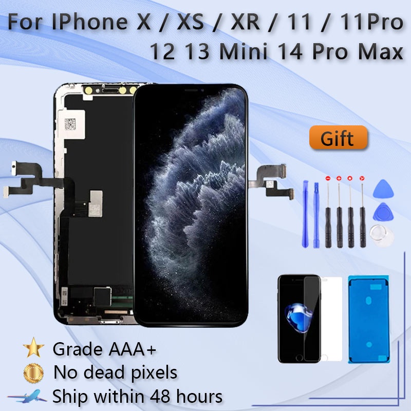 For iPhone X XR XS Max 11 12 PRO LCD Display 3D Touch Screen Replacement  Kits US
