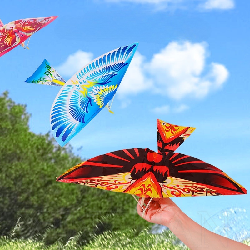 DIY Biomimetic Power Rubber Band Flying Bird Toy / Creative and Unique