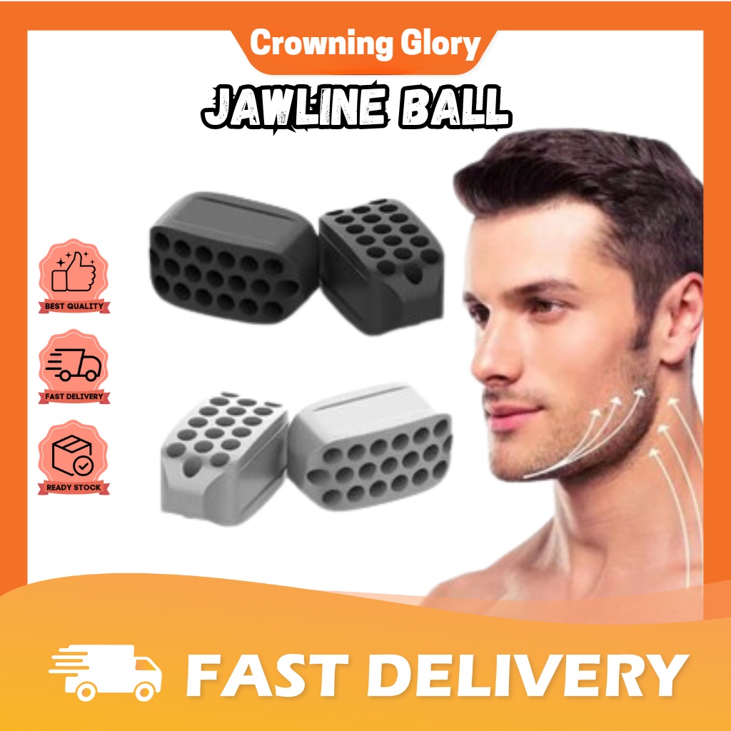 Jawline Fitness Ball Exerciser Double Chin Black Chin Trainer Facial