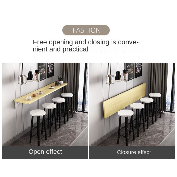 WallMounted Folding Table Integrated WallMounted Table Dining Room