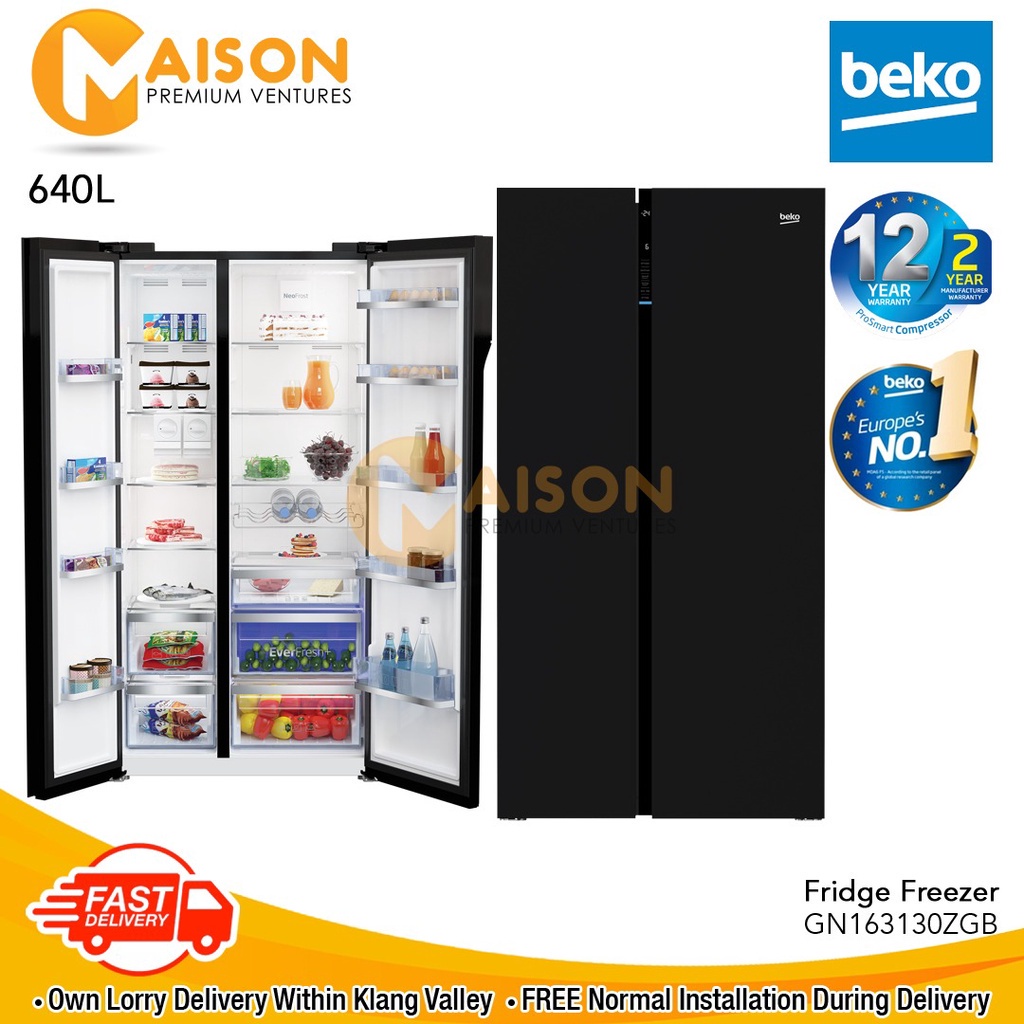 LIMITED OFFER! [9.9 Sales] Beko ProSmart Inverter Side By Side
