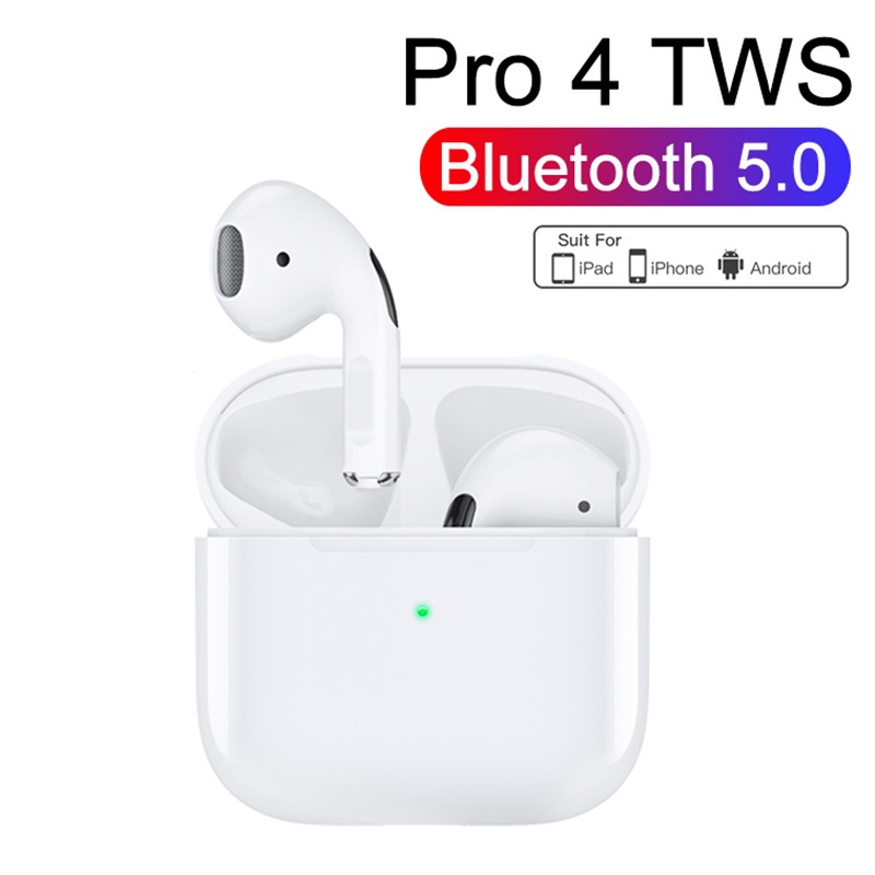 TWS Air Pro Wireless Earbuds with Microphone Touch Control Bluetooth  Headphones Pods Pro4 Earphones Noice Reduction Wireless Bluetooth Headset