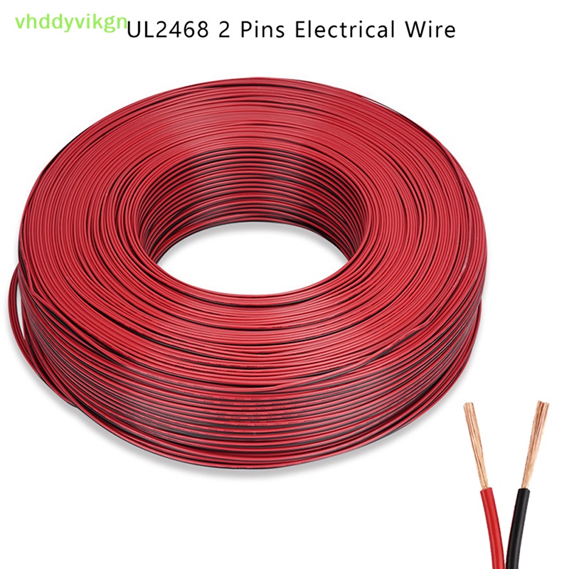 VHDD 5M UL2468 2 Pin Electrical Wire Copper Extension LED Strip Cable