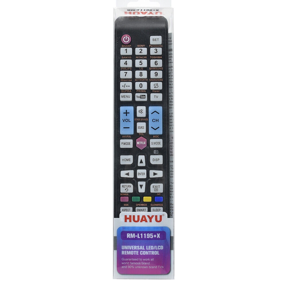 New HUAYU RM-L1195+X Universal For Cignal CHA-S2S1TMS18 LCD TV Remote ...