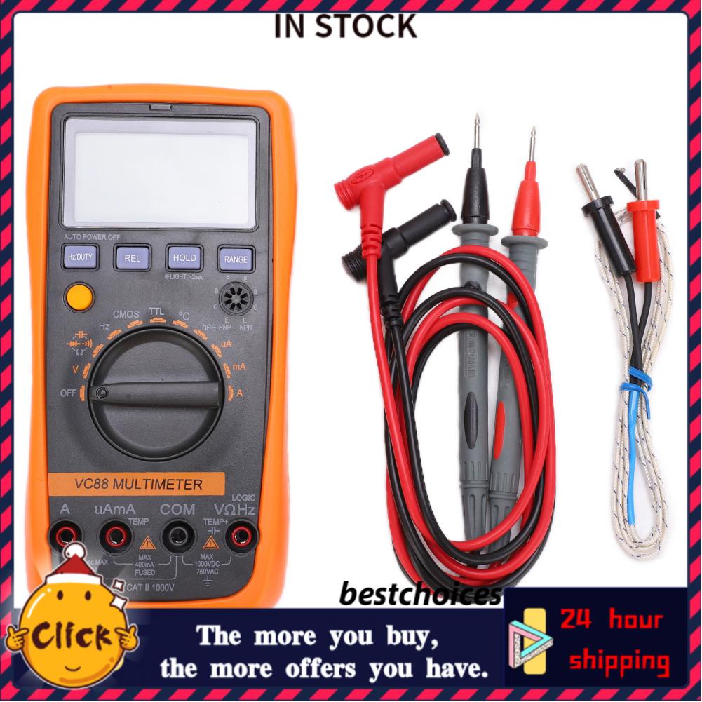 Bestchoices 1000V/20A Digital Multimeter Portable Logic Level Tester ...