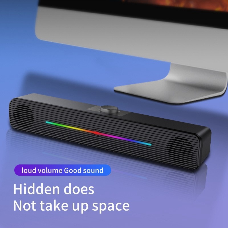 E-1407 Computer Audio Desktop Notebook Strip Speaker Led Usb Bedrade ...