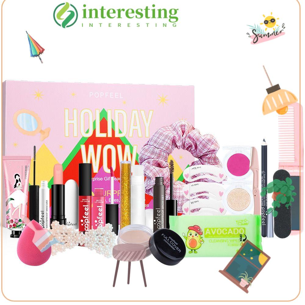 INTERESTING Makeup Advent Calendar, Makeup Gift Set Cosmetics Xmas