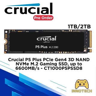 Crucial P5 Plus 1TB PCIe M.2 2280SS Gaming SSD