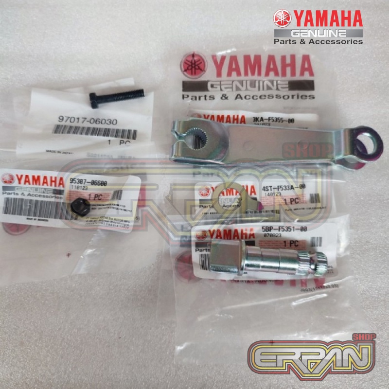 Bolt Nut Axle Thigh Brake SET Rear RX KING RXS RXZ ORIGINAL | Shopee ...