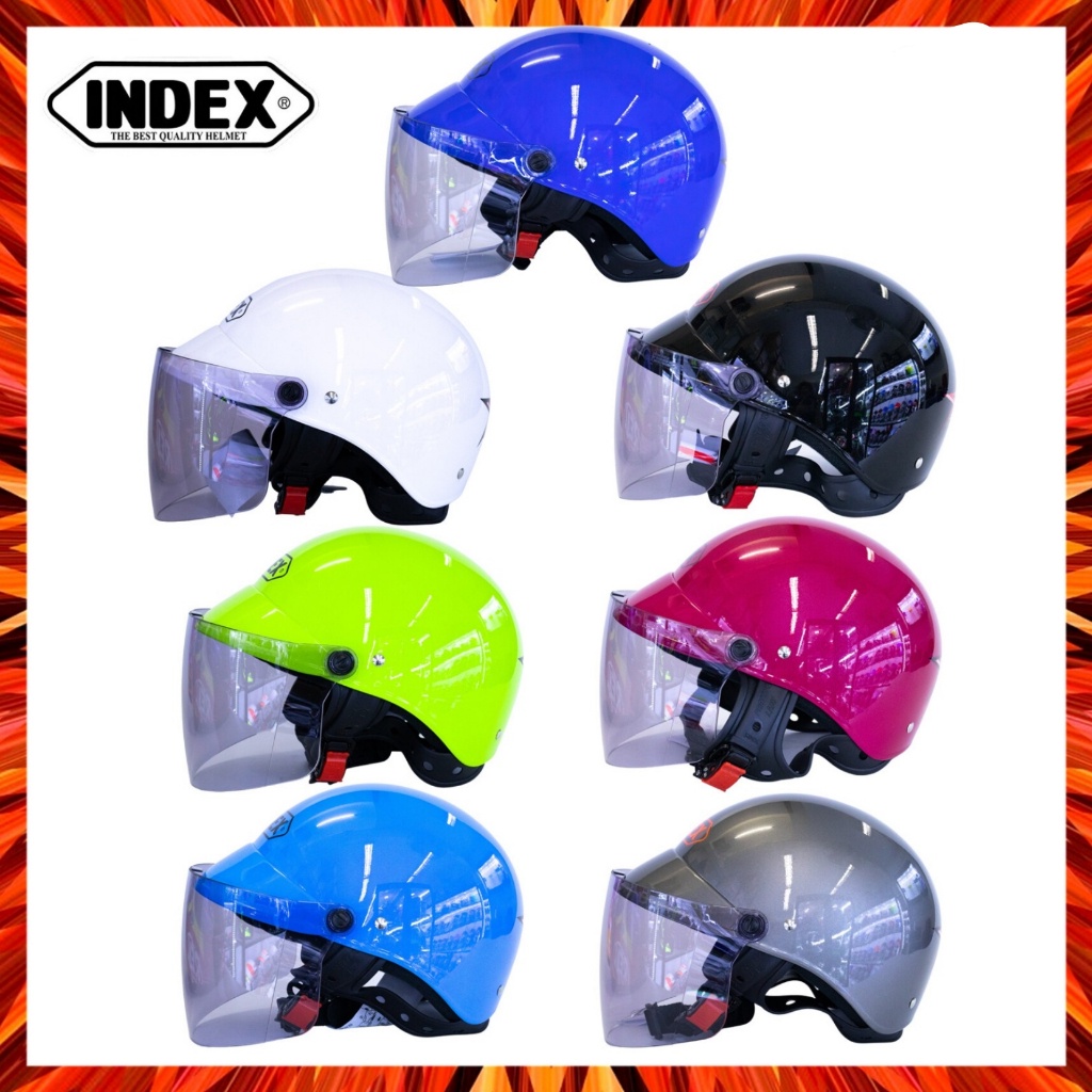 INDEX HELMET WITH VISOR THAILAND ORIGINAL INDEX LADY Shopee Malaysia