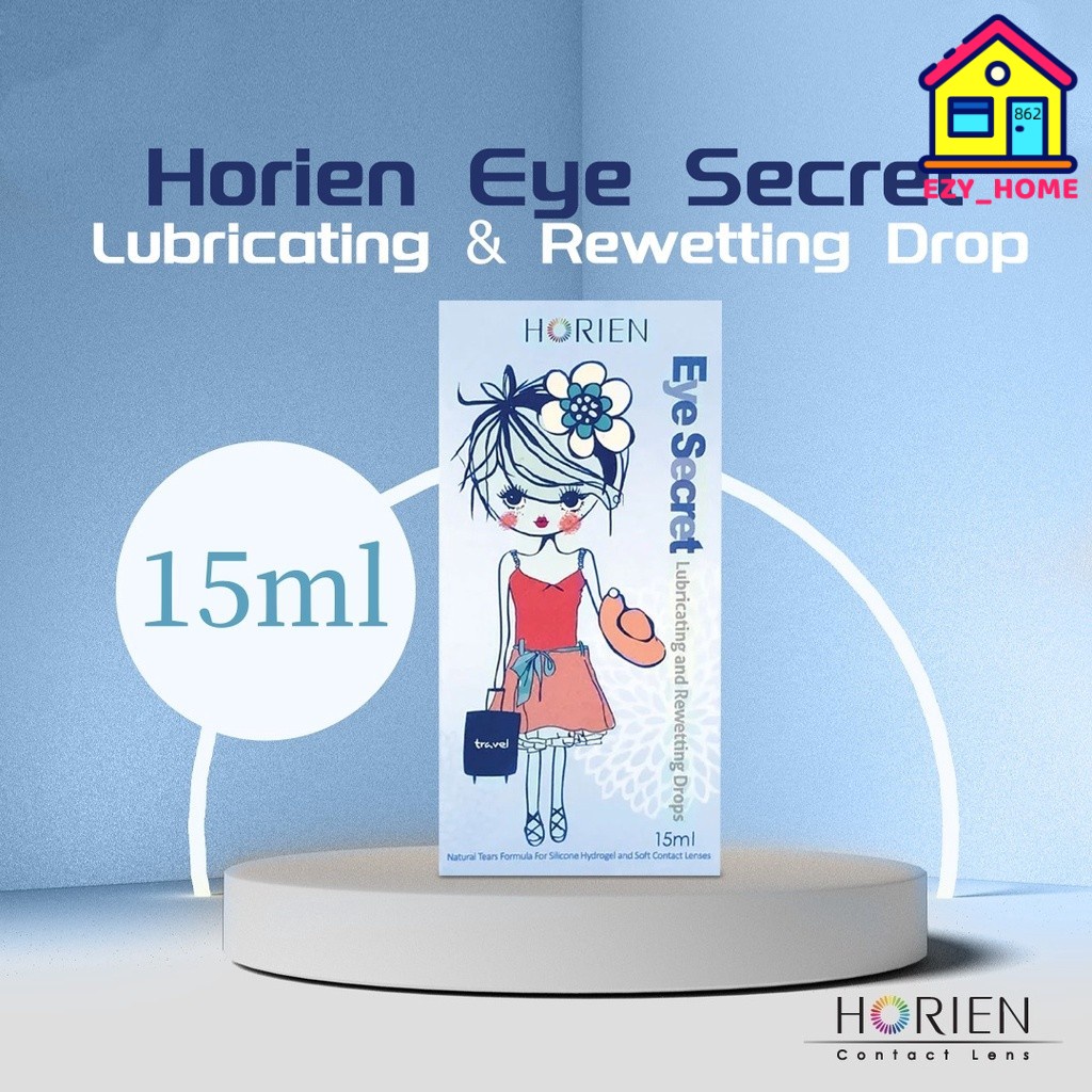 Horien Eye Secret Lubricating and Rewetting Drops (15ml) Eye Drops For ...