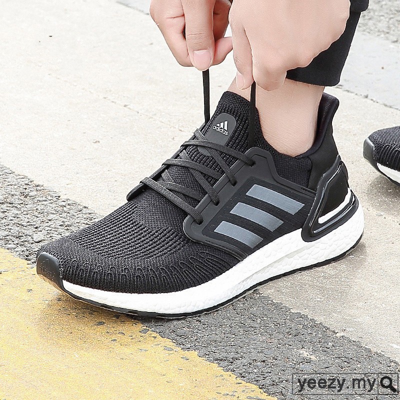 Ready Stock Shoes Adida Ultraboost 20 Ub6.0 Boost Unisex Running Black 