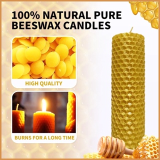 Beeswax Candles Craft 10pcs Candle Wax Bees Wax Pure Bar Wax