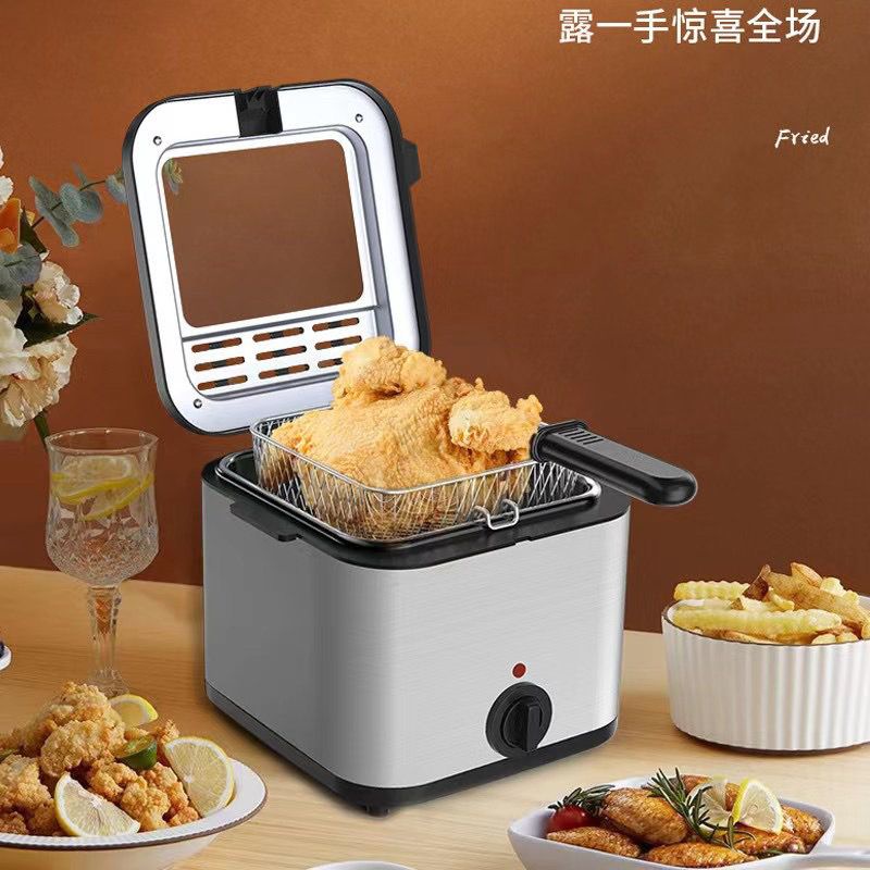 mini deep fryer oil deep fryer 1.2L electric deep fryer for family