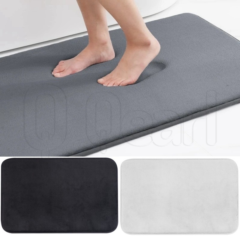 Bathroom Rugs - Super Absorbent Floor Mat - Non-Slip Shower Room Pad ...